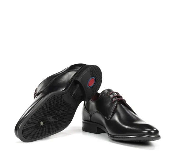 Fluchos ALEX 9204 Black Shoe- Formal Shoes