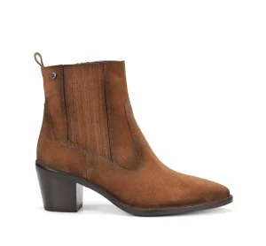 Fluchos ARWEN D9425 Brown Ankle Boot- Ankle Boots | Heels