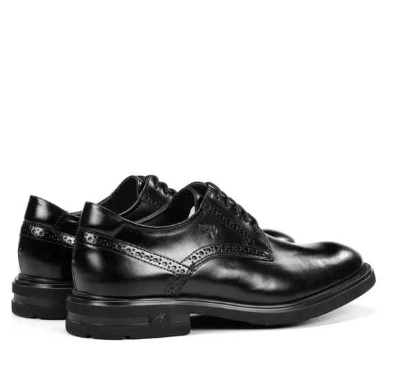 Fluchos BELGAS F0630 Black Shoe- Formal Shoes