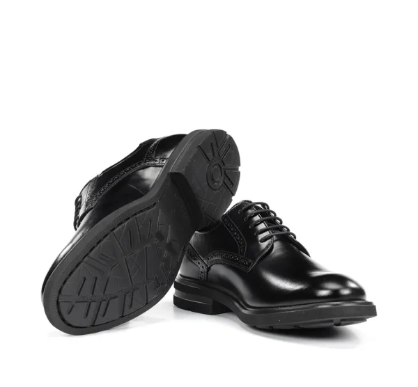 Fluchos BELGAS F0630 Black Shoe- Formal Shoes