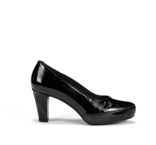 Fluchos BLESA D5794 Black Shoe- Formal Shoes | Heels