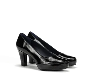 Fluchos BLESA D5794 Black Shoe- Formal Shoes | Heels