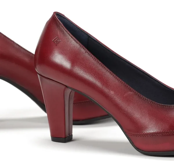 Fluchos BLESA D5794 Burgundy Shoe- Formal Shoes | Heels