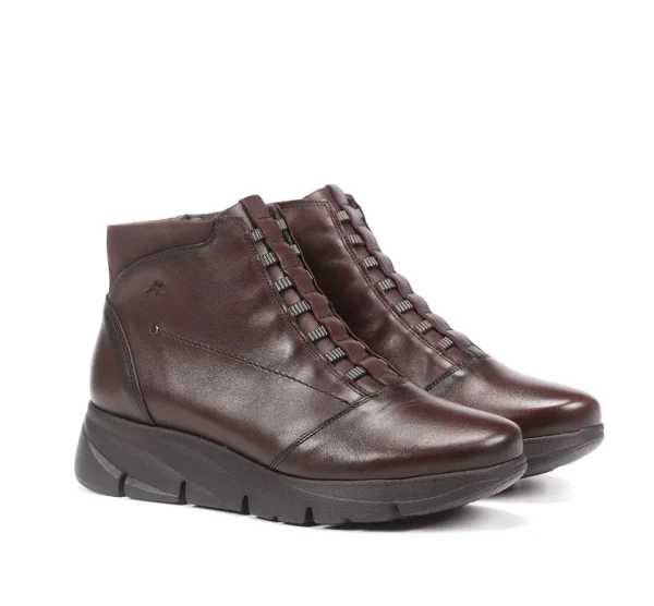 Fluchos BONA F1358 Burgundy Ankle Boot- Ankle Boots