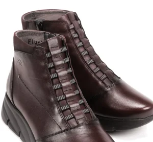 Fluchos BONA F1358 Burgundy Ankle Boot- Ankle Boots