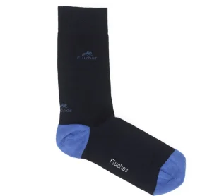 Fluchos CA0009 Calcetin largo Navy-libelulas (2p) 1964-1966- Socks