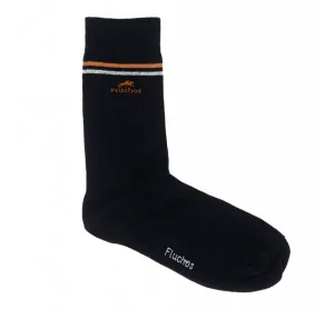 Fluchos CA0009 Calcetin largo Navy-rayas (2p) 1970-1971- Socks