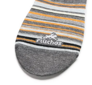 Fluchos CA0002 Stripes and Grey Pinkies- Socks