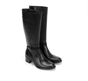 Fluchos CHIARA D8965 Black Boot- Heels | Boots