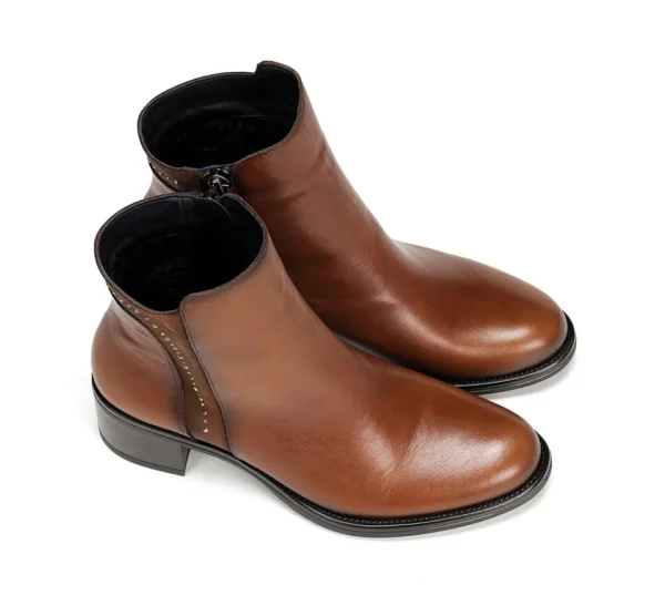 Fluchos CHIARA D9134 Brown Ankle Boot-Women Women