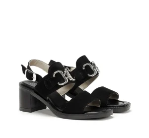 Fluchos CIRCUS D9065 Black Sandal-Women Women