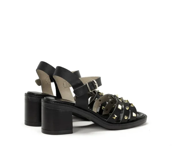 Fluchos CIRCUS D9066 Black Sandal-Women Women