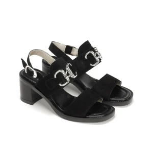 Fluchos CIRCUS D9065 Black Sandal-Women Women