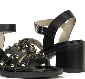 Fluchos CIRCUS D9066 Black Sandal-Women Women