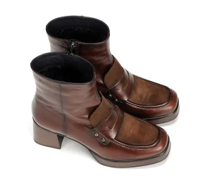 Fluchos CRISTEL D9158 Brown Ankle Boot-Women Women