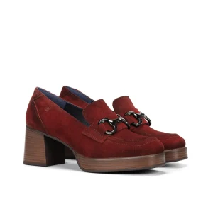 Fluchos CRISTEL D9155 Red Moccasin- Heels