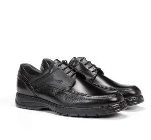 Fluchos CRONO 9142 Black Shoe- Formal Shoes