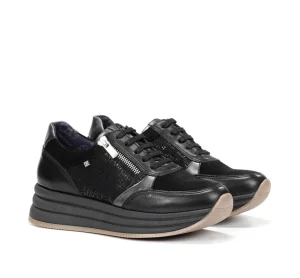 Fluchos DRAZ D9249 Black Sneaker- Sneakers