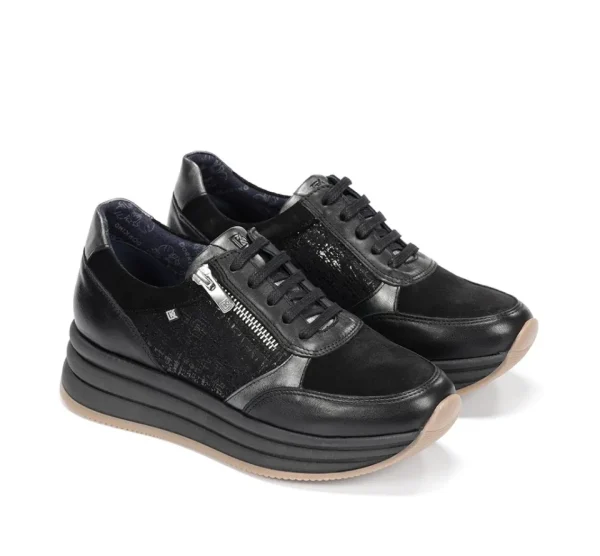 Fluchos DRAZ D9249 Black Sneaker- Sneakers