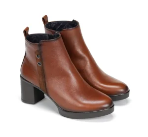 Fluchos ELITE D9423 Brown Ankle Boot- Ankle Boots | Heels