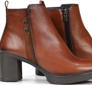 Fluchos ELITE D9423 Brown Ankle Boot- Ankle Boots | Heels