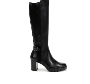 Fluchos EVIE D8955 Black Boot- Boots | Heels