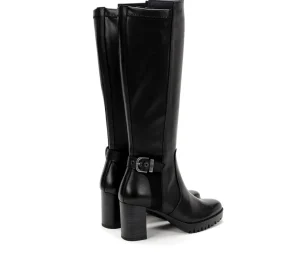 Fluchos EVIE D8955 Black Boot- Boots | Heels