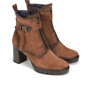 Fluchos EVIE D9163 Brown Ankle Boot-Women Women