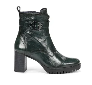 Fluchos EVIE D9163 Green Ankle Boot- Ankle Boots | Heels