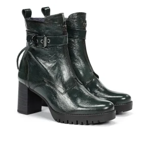 Fluchos EVIE D9163 Green Ankle Boot- Ankle Boots | Heels