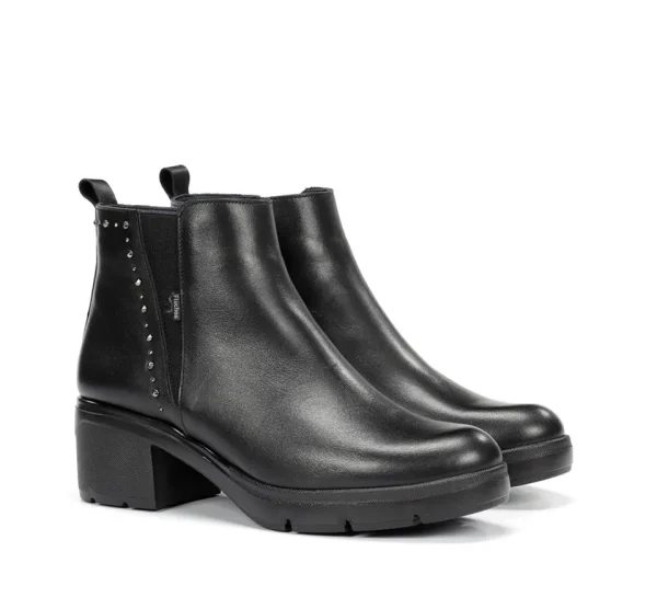 Fluchos FUGAZ F2109 Black Ankle Boot- Ankle Boots | Heels