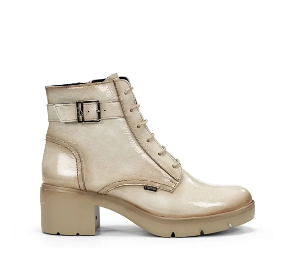 Fluchos FUGAZ F2107 Taupe Ankle Boot- Ankle Boots | Heels