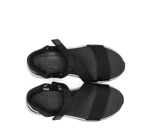 Fluchos FUSION AT104 Black Sandal-Women Women