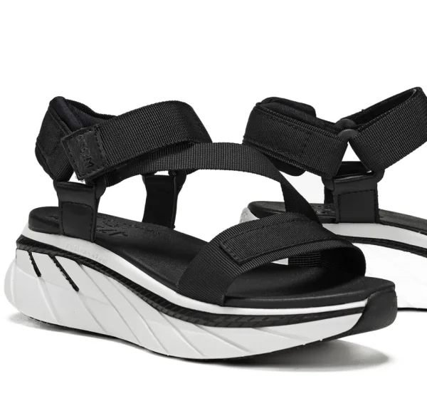 Fluchos FUSION AT104 Black Sandal-Women Women