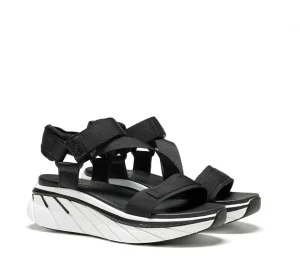 Fluchos FUSION AT104 Black Sandal-Women Women