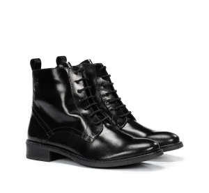 Fluchos HARVARD D8343 Black Ankle Boot- Ankle Boots | Heels