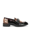 Fluchos HARVARD D9118 Black Moccasin- Heels