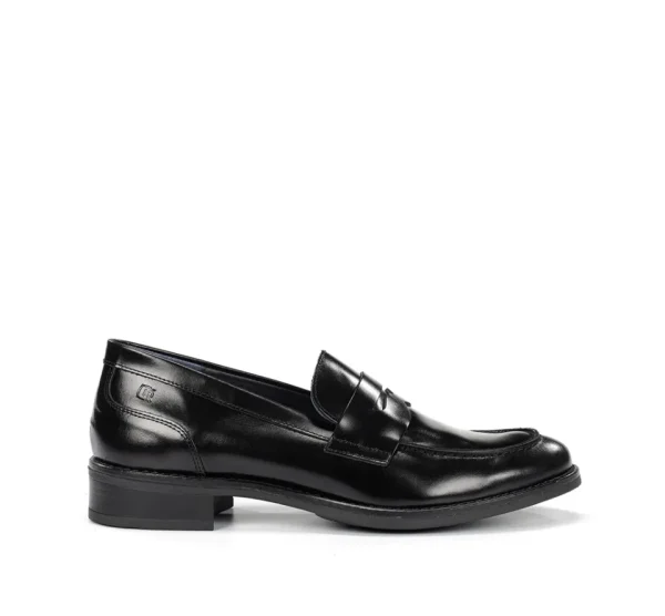 Fluchos HARVARD D8710 Black Moccasin- Heels