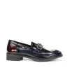 Fluchos HARVARD D9118 Blue Moccasin- Heels