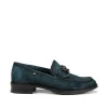 Fluchos HARVARD D9117 Blue Moccasin- Heels