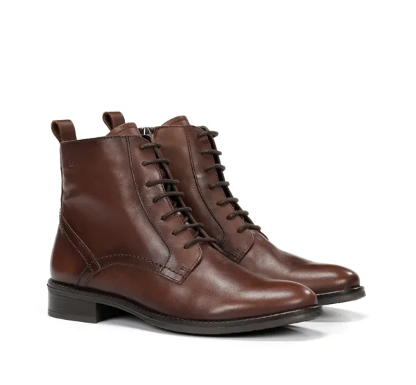 Fluchos HARVARD D8343 Brown Ankle Boot- Ankle Boots | Heels