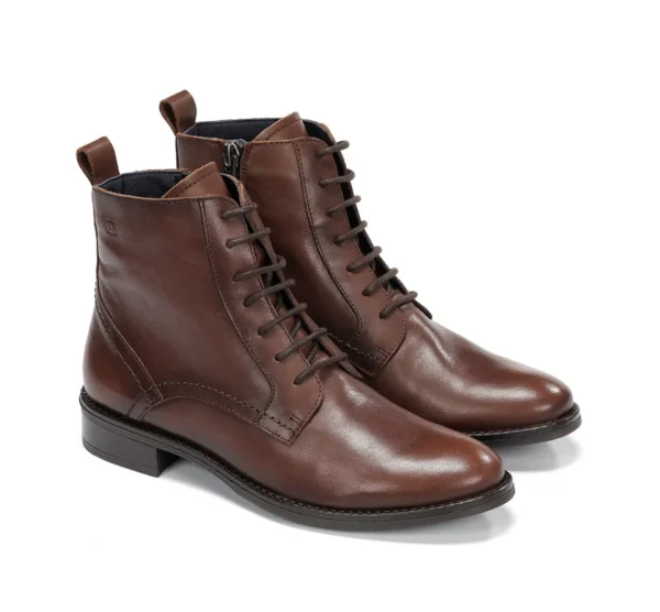 Fluchos HARVARD D8343 Brown Ankle Boot- Ankle Boots | Heels