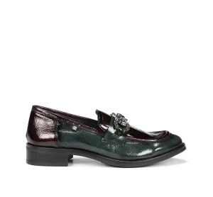 Fluchos HARVARD D9118 Green Moccasin- Heels