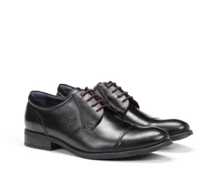 Fluchos HERACLES 8412 Black Shoe- Formal Shoes