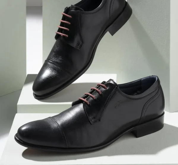 Fluchos HERACLES 8412 Black Shoe- Formal Shoes