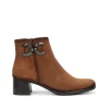 Fluchos IKIA D9200 Brown Ankle Boot- Ankle Boots | Heels