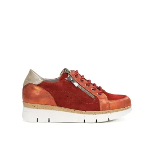 Fluchos INDIA D9300 Red Sneakers-Women Women