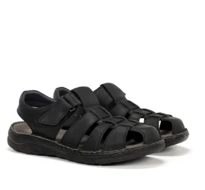 Fluchos KEOPS F1754 Black Sandal- Men