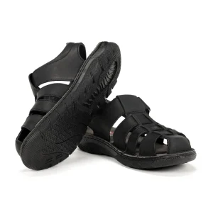 Fluchos KEOPS F1754 Black Sandal- Men