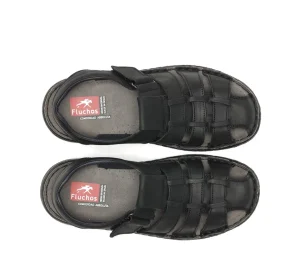 Fluchos KEOPS F1754 Black Sandal- Men